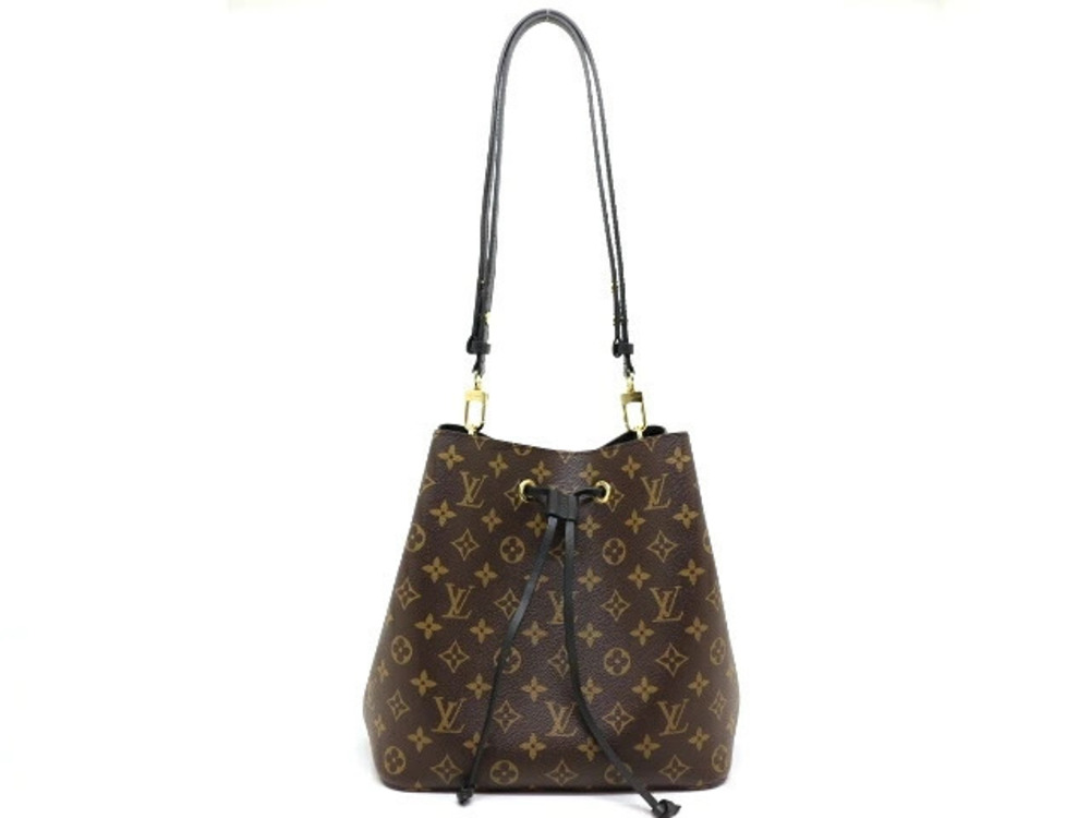 LOUIS VUITTON Neo Noe Shoulder Bag Monogram Noir Black
